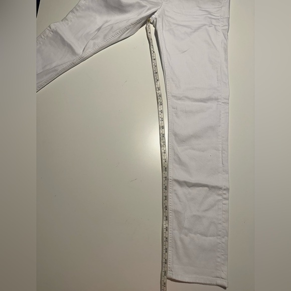 NEW Rag & Bone The Dre Boyfriend Skinny Jeans White Denim Size 28 - Picture 8 of 9